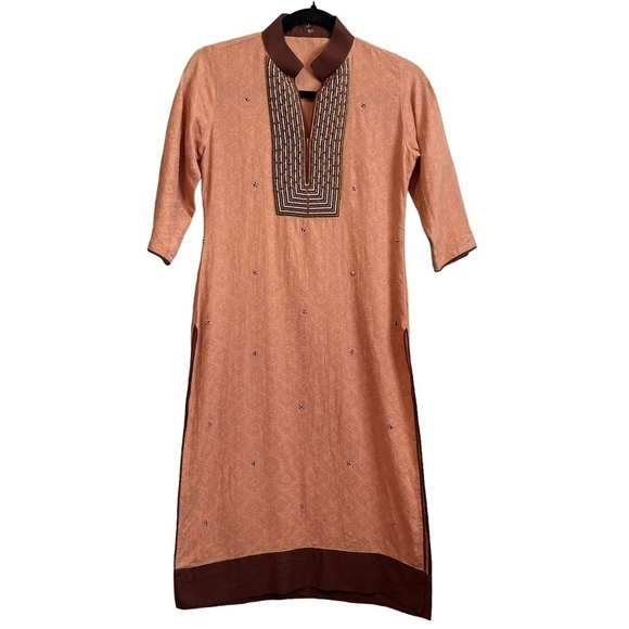 Junaid Jamshed All Over Beading Kurta Size XS - Picture 1 of 8